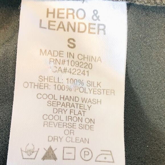 Anthropologie Hero & Leander 100% Silk Mini Dress Geometric Shapes Size S - Picture 6 of 7